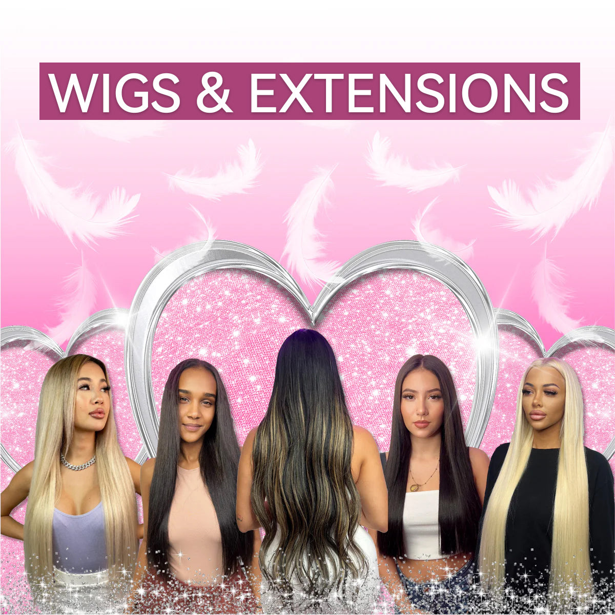 ❤ WIGS & EXTENSIONS