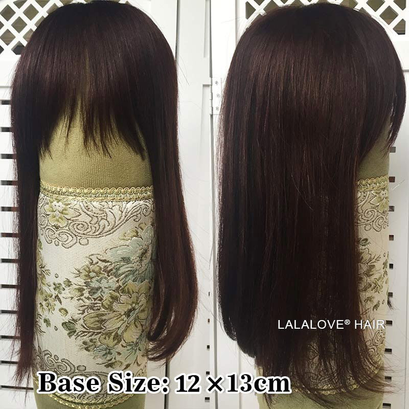 Women Toupee Remy Hair Straight Hair Topper Hairpiece Natural Hair Clip in Human Hair Extensions Cover Hair Loss