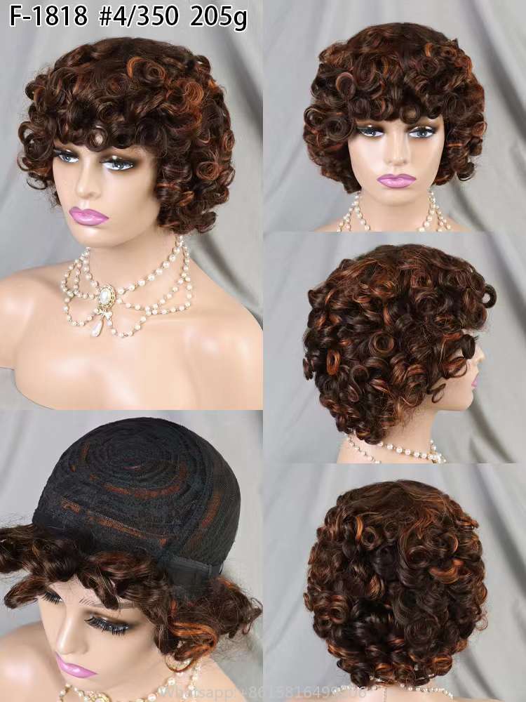 200% Density Full Machine Wig Loose Wave Human Hair Wig