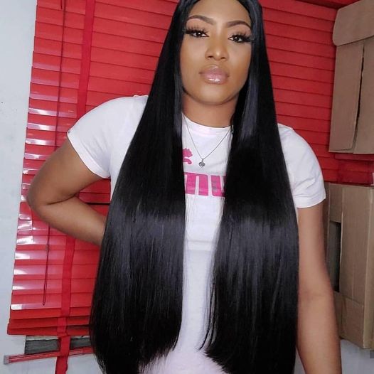 Vietnamese Human Hair Super Double Drawn Bone Straight Hair Natural Color