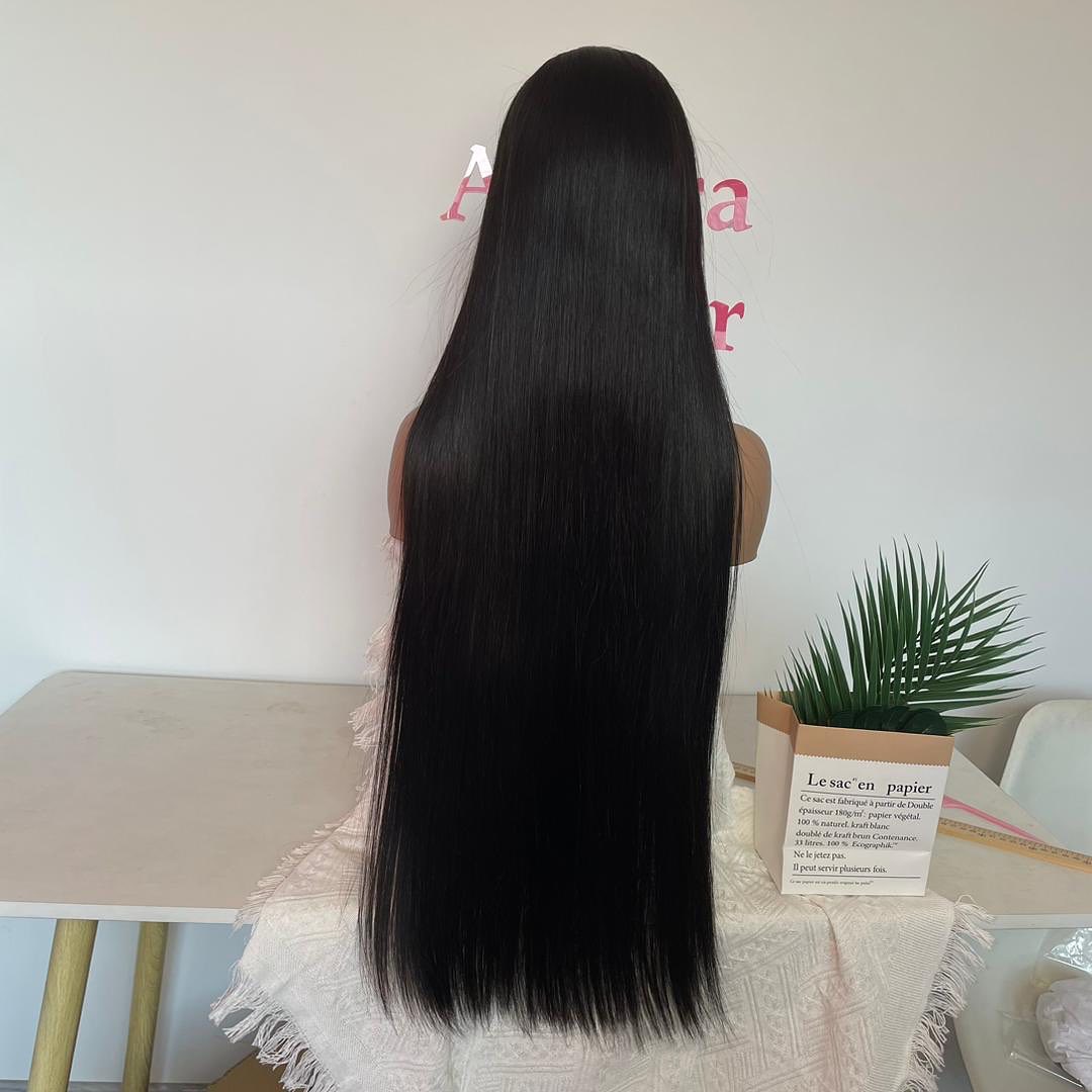 Vietnamese Human Hair Super Double Drawn Bone Straight Hair Natural Color