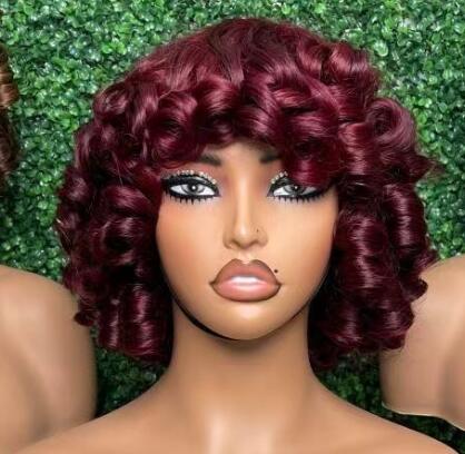 Super Double Drawn Hair Wear and Go Wig Loose Deep Wave Human Hair Wigs