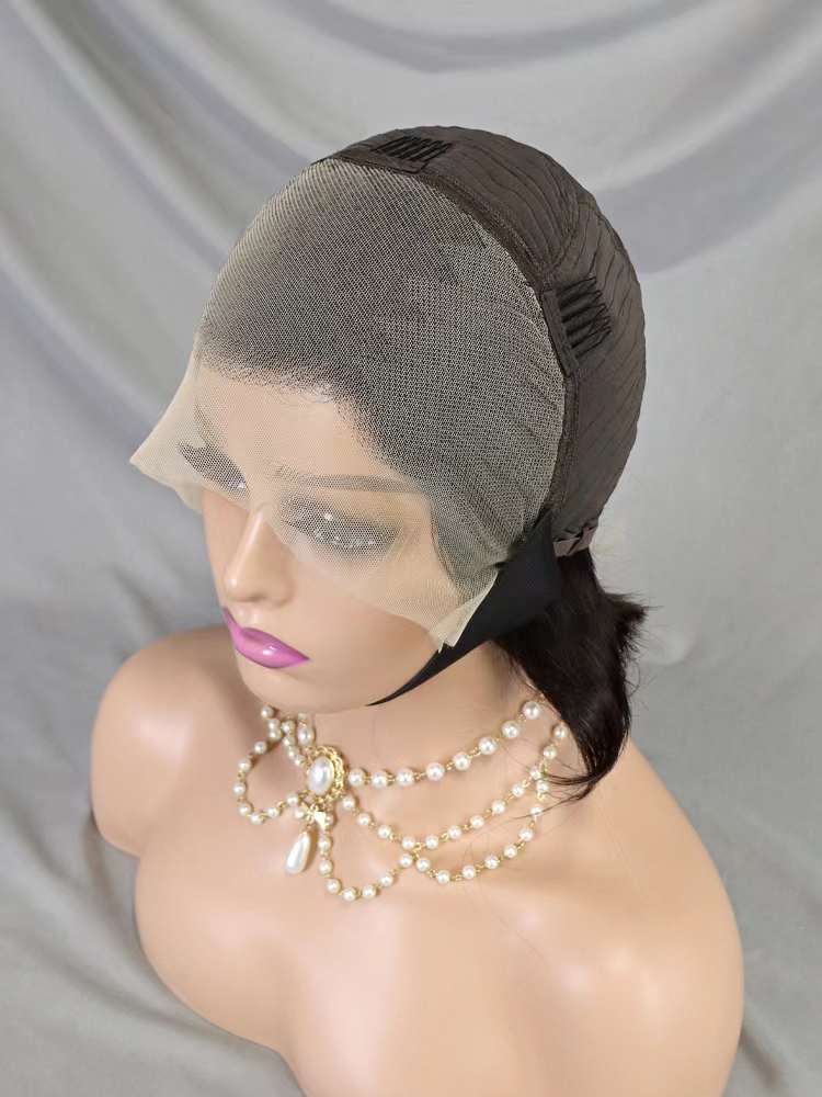 13*4 Full Frontal Wig Pixie Cut Human Hair Wig 9 color available
