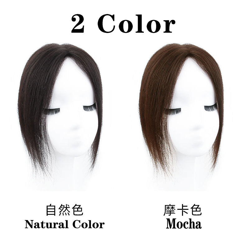 7x9cm 9x10cm Human Hair Toupee Swiss Lace Base Top Hairpieces Breathable Covering White Hair