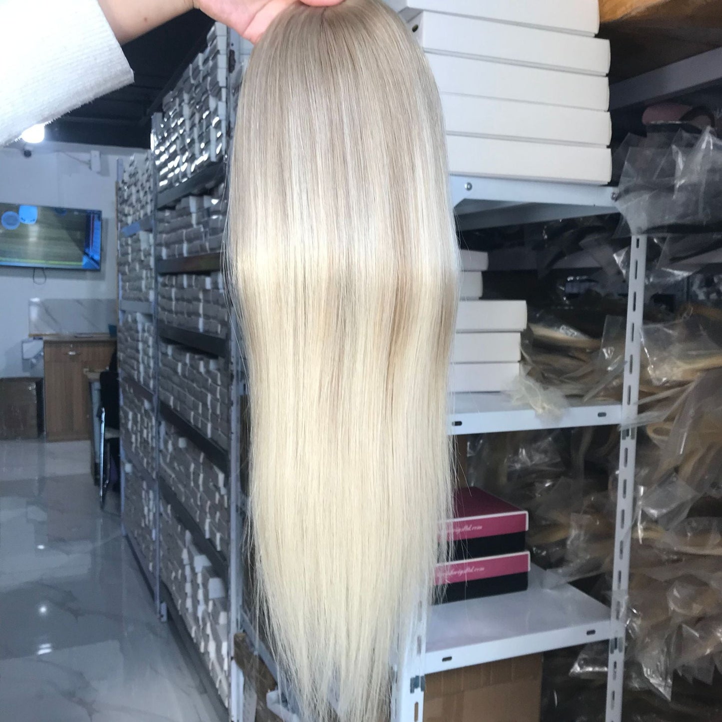 16Inches Human Hair Breathable Mono With Clip Toupee Women Wig Hair Piece all hand woven