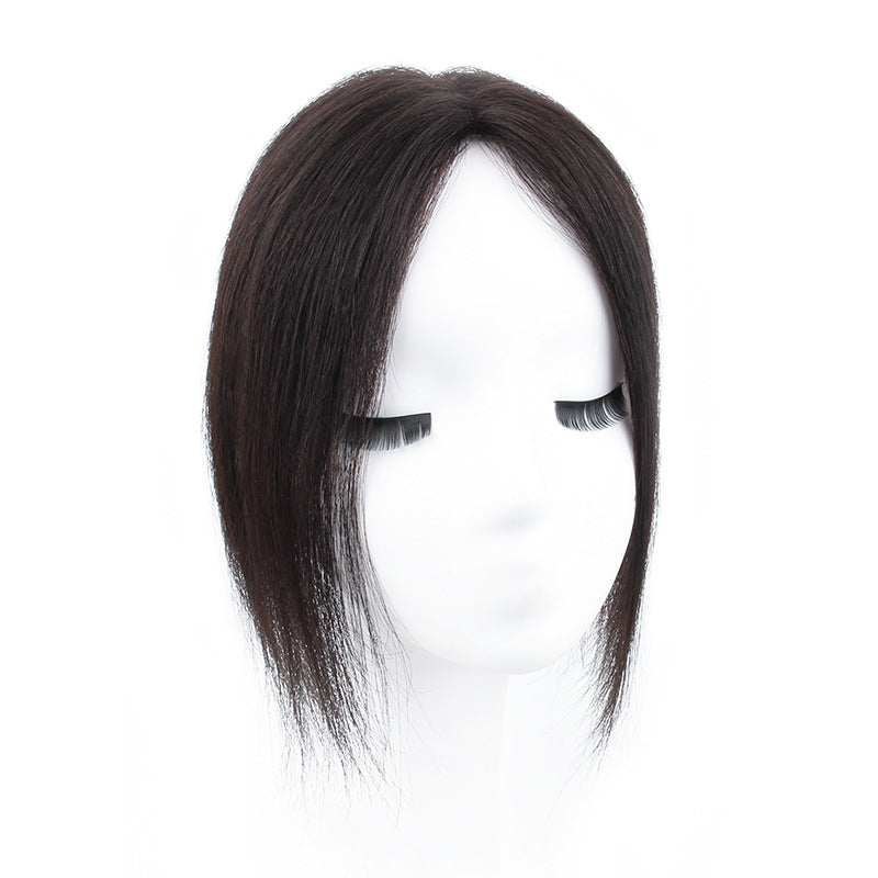 7x9cm 9x10cm Human Hair Toupee Swiss Lace Base Top Hairpieces Breathable Covering White Hair