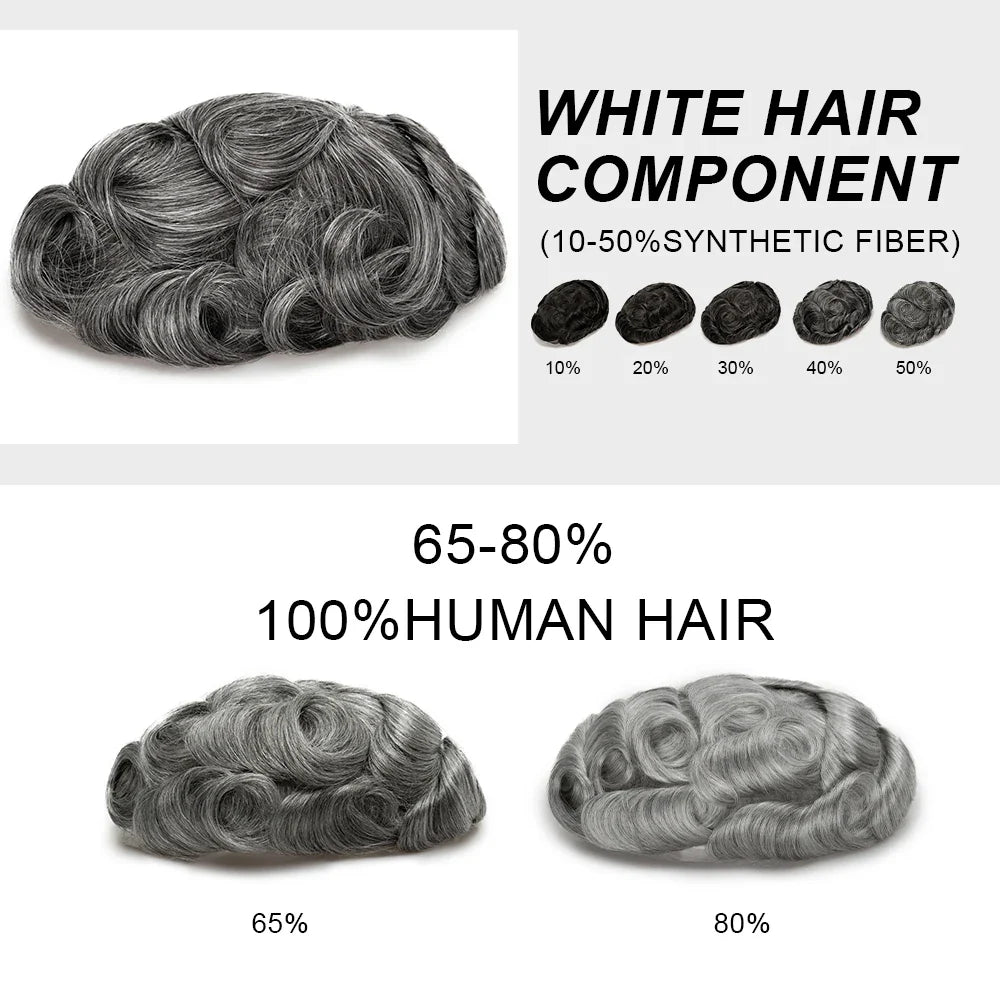 Q6 Lace Toupee Men Europe Human Hair Man Wig Male Wig Swiss Lace Front Wig With Pu Men Hair Replacement System Unit Natural Hair
