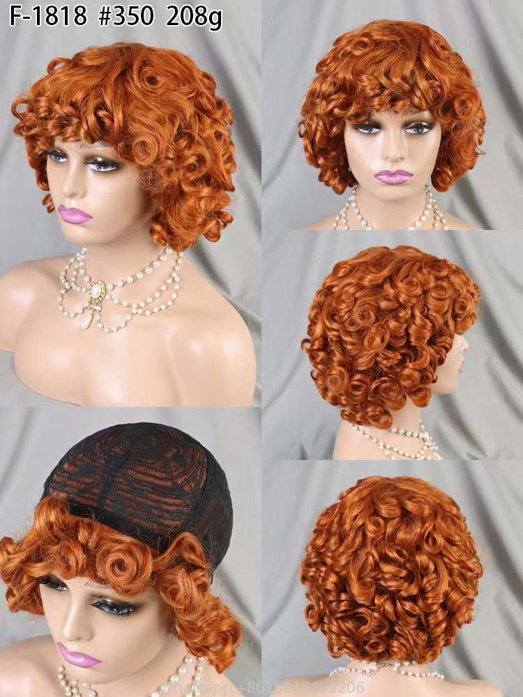 200% Density Full Machine Wig Loose Wave Human Hair Wig