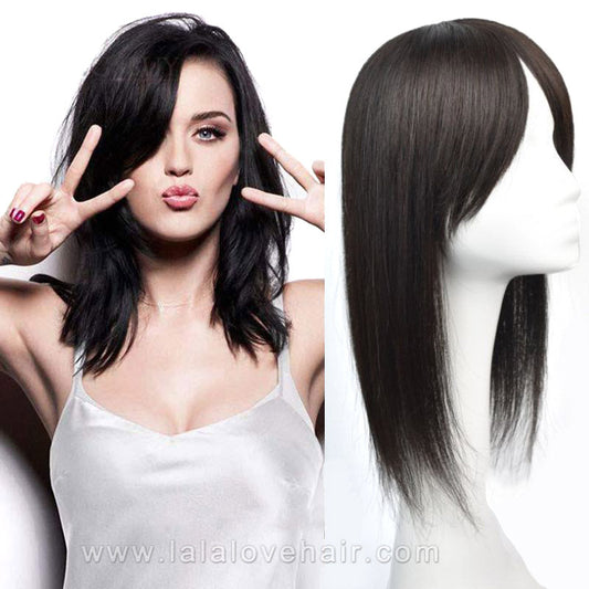 Women Toupee Remy Hair Straight Hair Topper Hairpiece Natural Hair Clip in Human Hair Extensions Cover Hair Loss