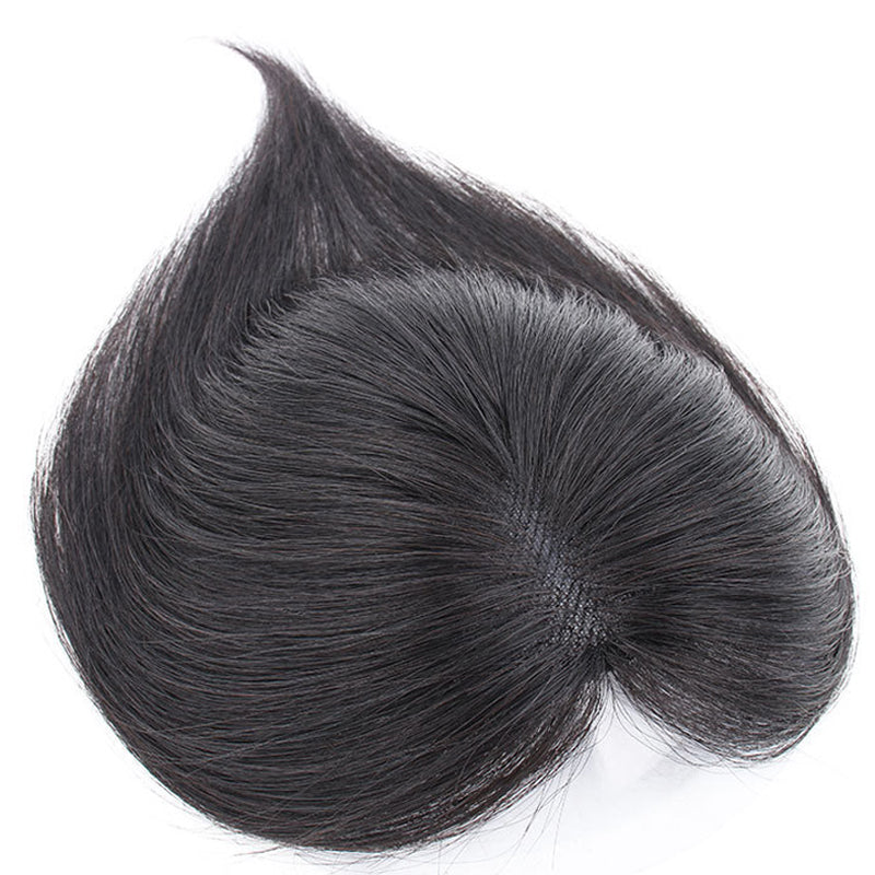 9x10cm Swiss Lace Human Hair Toupee Natural Hair Breathable Top Hair Replacement Wigs for Women