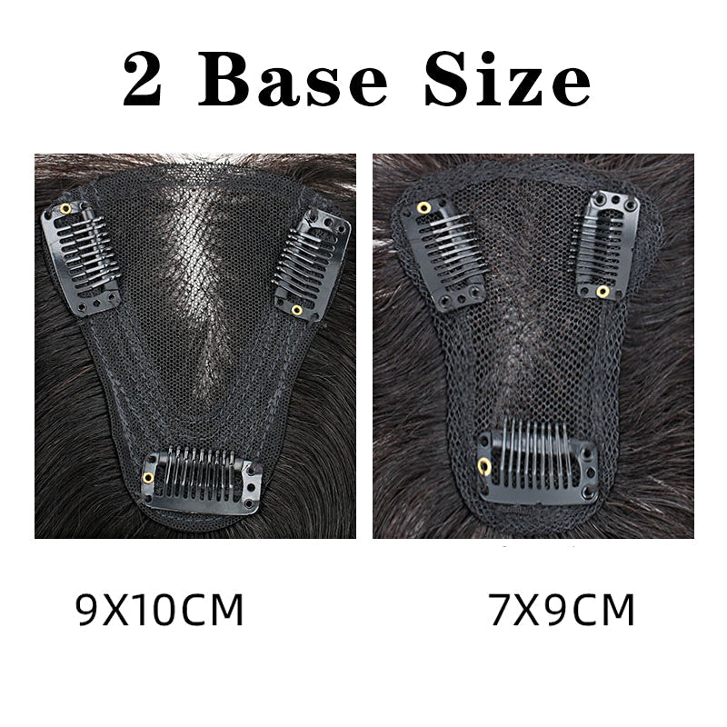 7x9cm 9x10cm Human Hair Toupee Swiss Lace Base Top Hairpieces Breathable Covering White Hair
