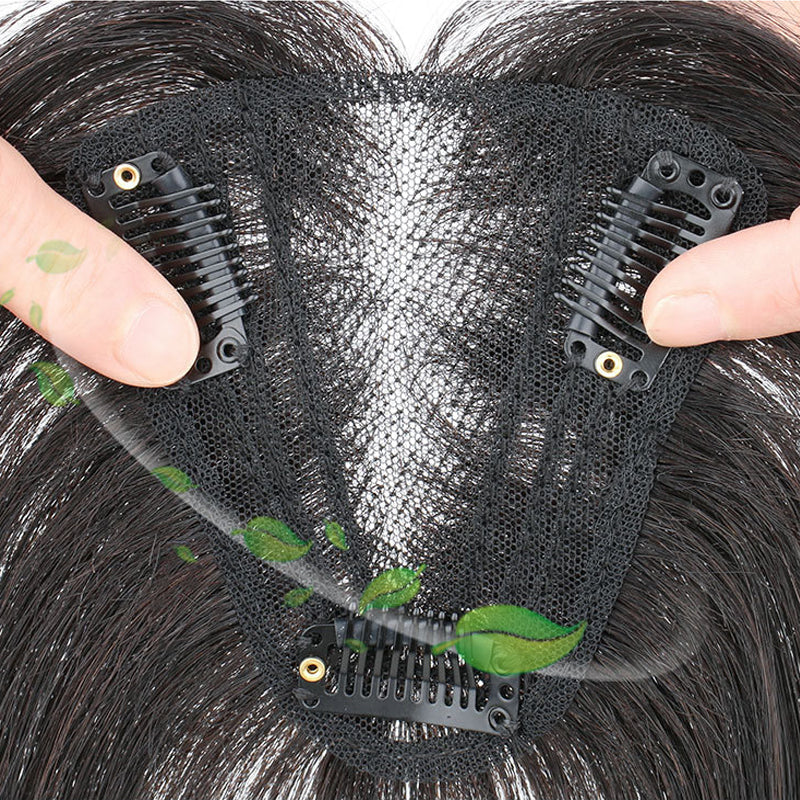 7x9cm 9x10cm Human Hair Toupee Swiss Lace Base Top Hairpieces Breathable Covering White Hair