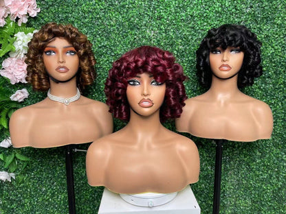 Super Double Drawn Hair Wear and Go Wig Loose Deep Wave Human Hair Wigs