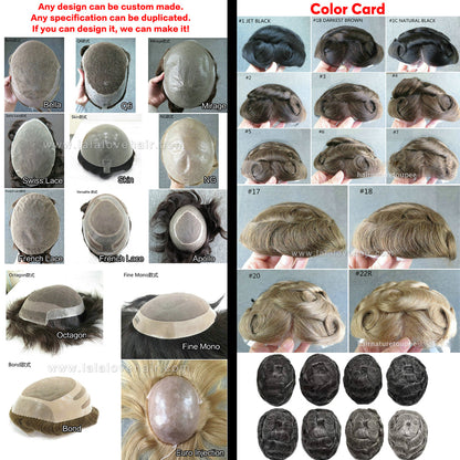 Q6 Lace Toupee Men Europe Human Hair Man Wig Male Wig Swiss Lace Front Wig With Pu Men Hair Replacement System Unit Natural Hair