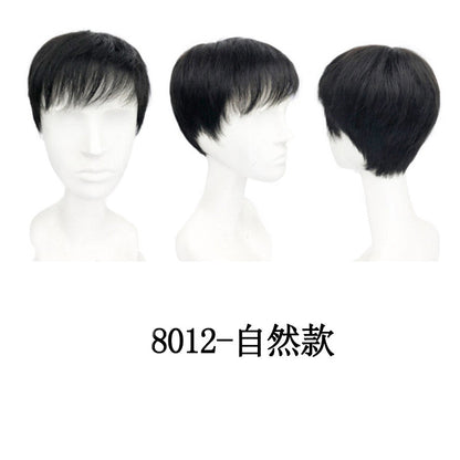 Short Natural Wear and Go Glueless Human Hair Wig for Men Human Hair Ready To Wear Wig