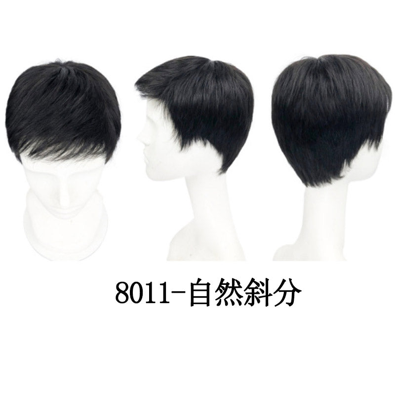 Short Natural Wear and Go Glueless Human Hair Wig for Men Human Hair Ready To Wear Wig